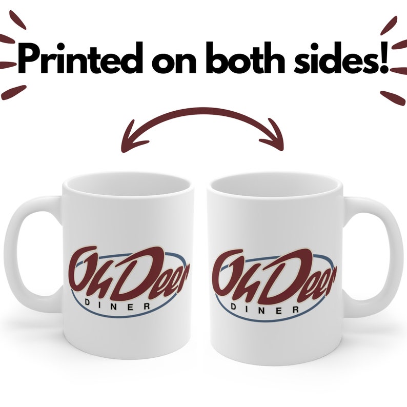 Alan Wake Mug | Oh Deer Mug | Alan Wake Merch | Bright Falls Large Coffee Mug
