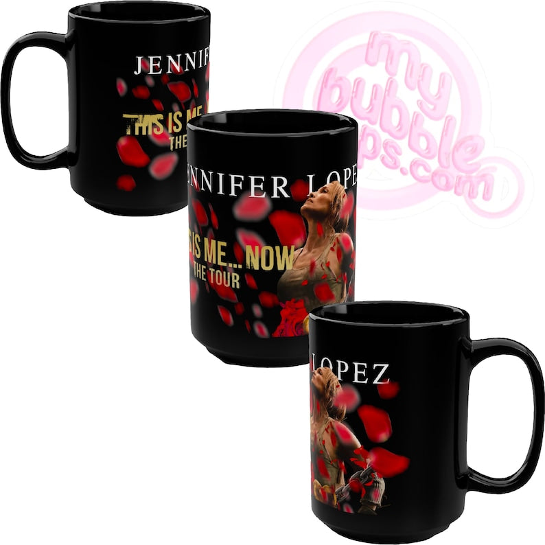 Get Your Hands on the Limited Edition Jennifer Lopez 2024 Black Mug