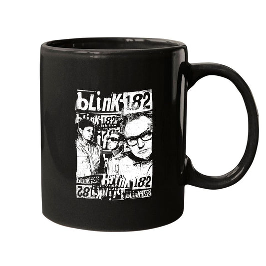 182 World Tour 2023 Mugs, Vintage Blink Mugs, Blink World Tour 2024 Mugs