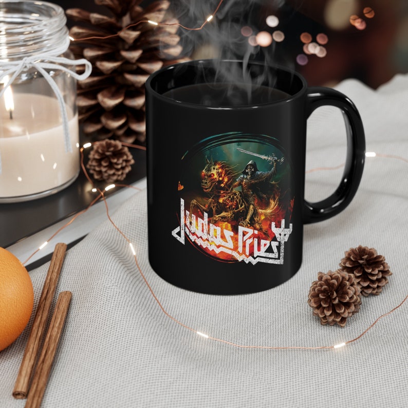 Judas Priest Mug, Judas Priest Music Band Mug, Hardcore Band, Rare Band Mug