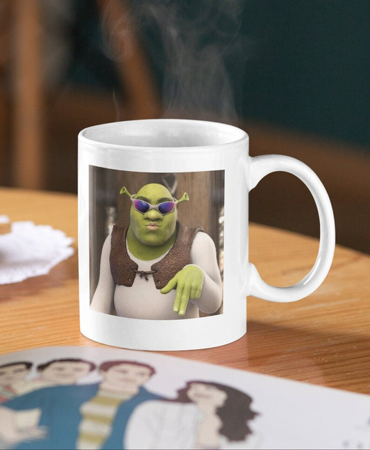 Funny Shrek Meme Ceramic Mug 11oz