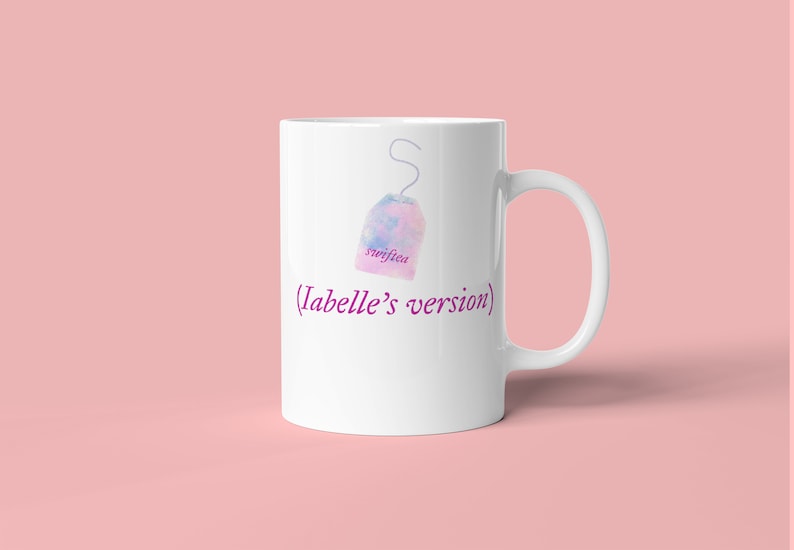 Personalized Version Name Mug | Custom Name Mug | Subtle Merch Coffee Mug | Swiftea Custom Name