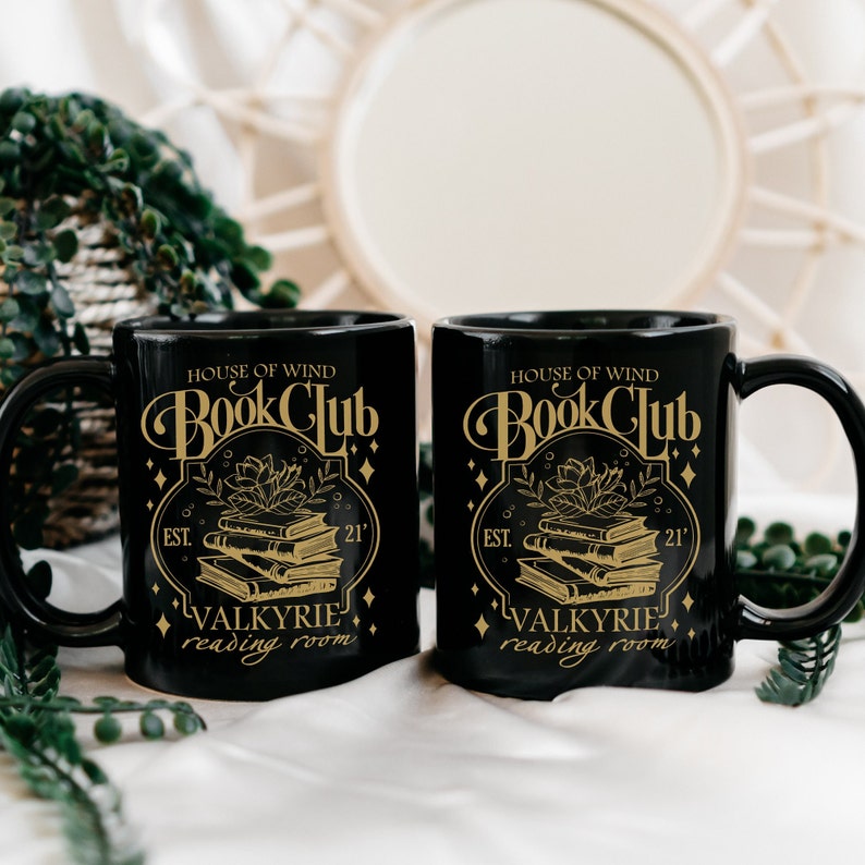 Book Club Mug, Suriel Tea Co Acotar, 11oz black - Banned books - Perfect for Hot Tea or Coffee