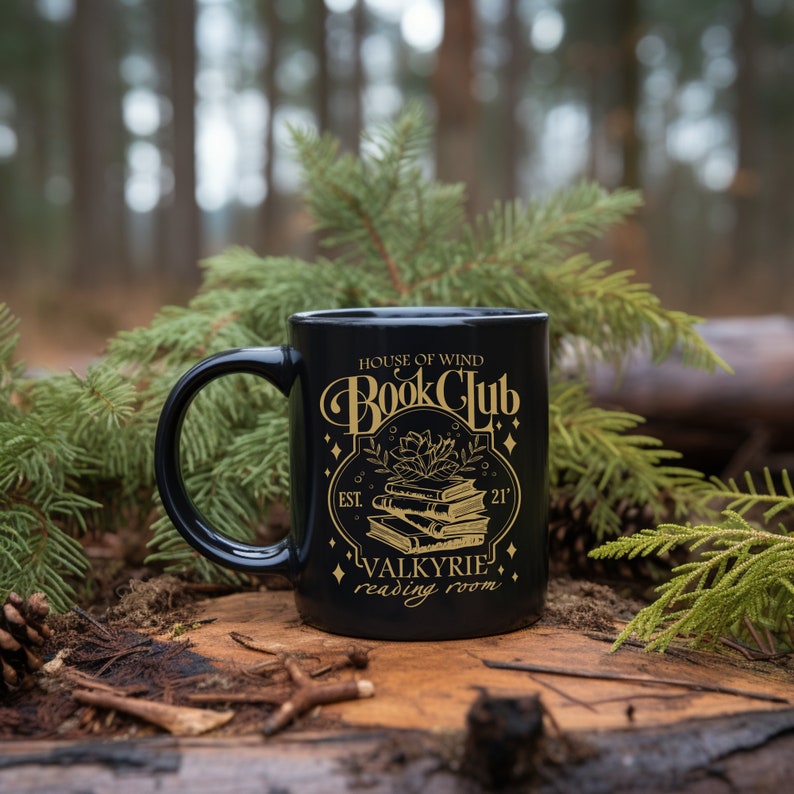 Book Club Mug, Suriel Tea Co Acotar, 11oz black - Banned books - Perfect for Hot Tea or Coffee