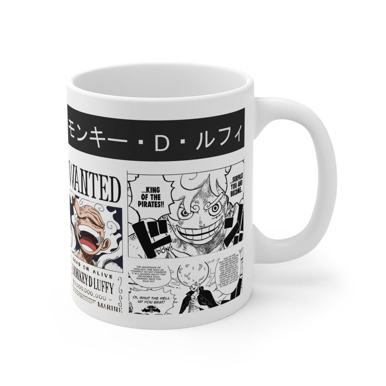 One Piece Luffy Gear 5 Ceramic Mug 11oz