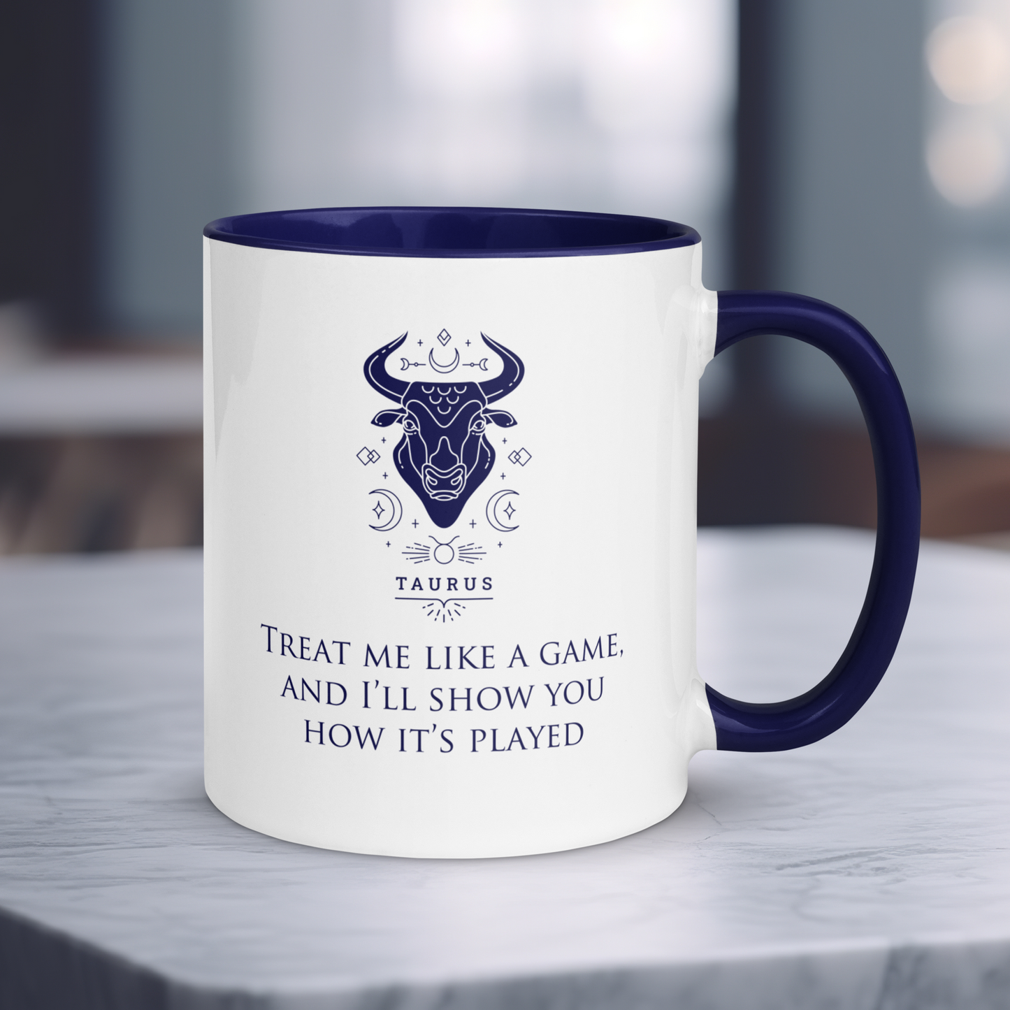 Taurus Zodiac Colored Mug, Ceramic Constellation Coffee Mug, Astrology Taurus Sign Mug, Birthday Gift Mug, Horoscope Mug