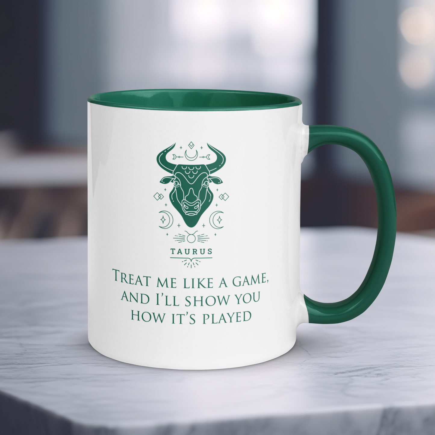 Taurus Zodiac Colored Mug, Ceramic Constellation Coffee Mug, Astrology Taurus Sign Mug, Birthday Gift Mug, Horoscope Mug