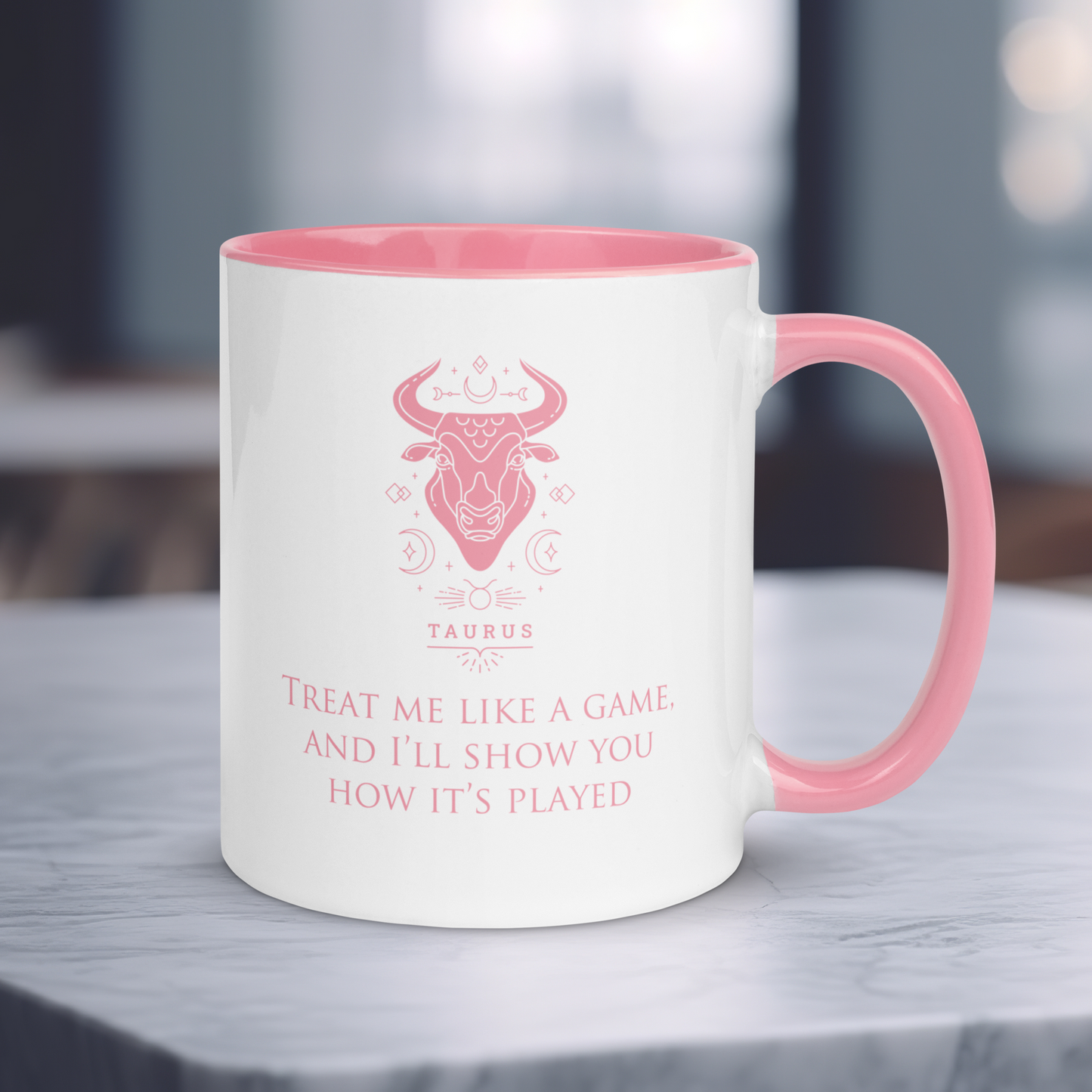 Taurus Zodiac Colored Mug, Ceramic Constellation Coffee Mug, Astrology Taurus Sign Mug, Birthday Gift Mug, Horoscope Mug
