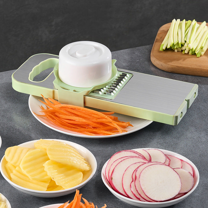 Multifunctional Vegetable Cutter with Container 6pcs
