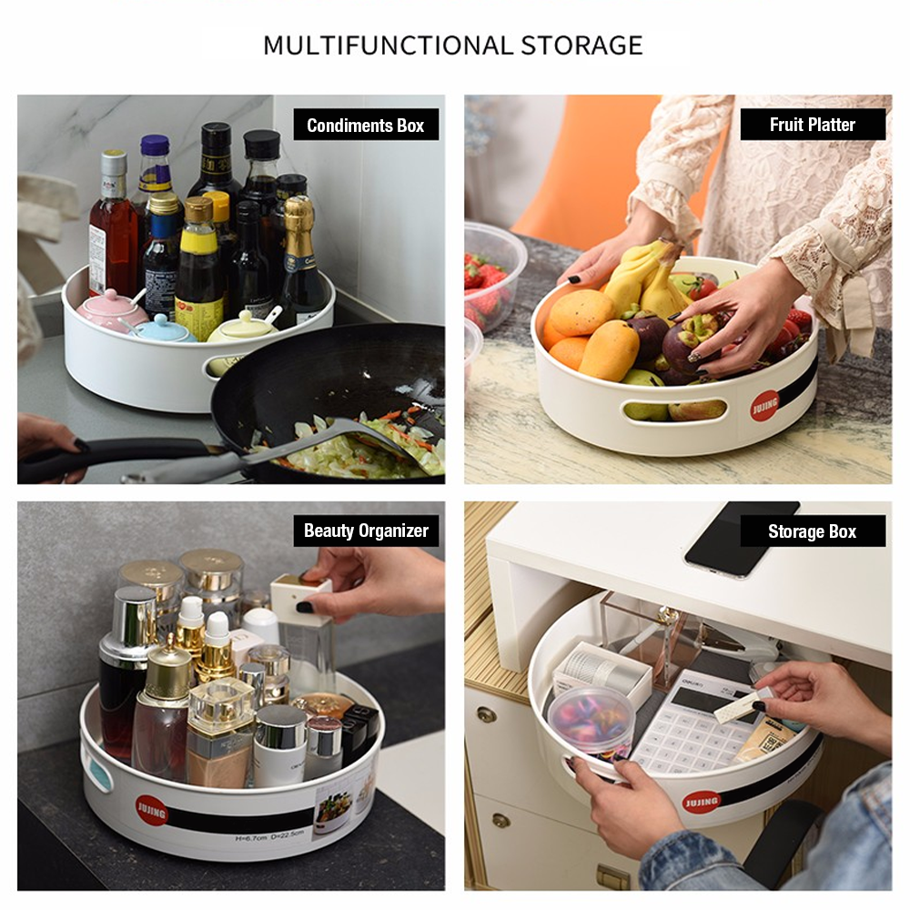Anti-Skid 360¡ã Rotating Storage Tray